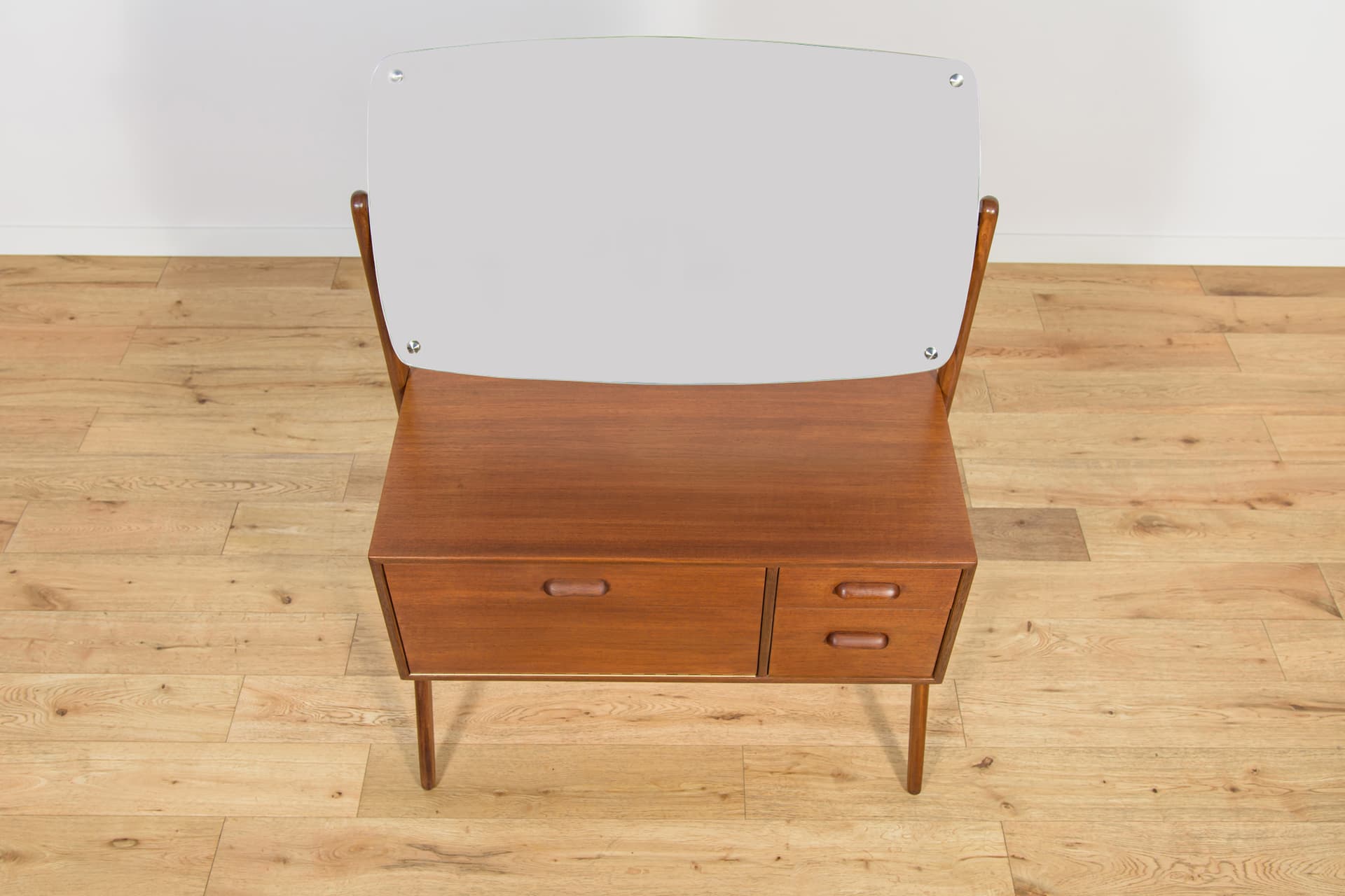 Toaletka, drewno tekowe brązowy, Ølholm Møbelfabrik, Dania, lata 60. - 210299