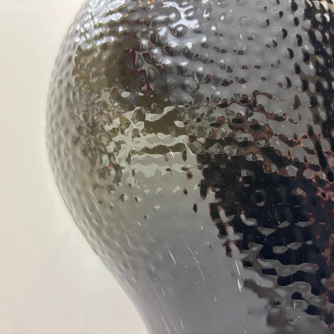 Głowa dekoracyjna, szkło zielony, Niemcy, lata 80. - 15299