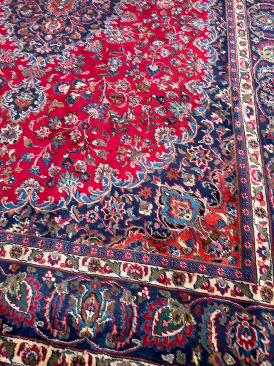 Rug Keshan, multicolor wool, Iran - 210453