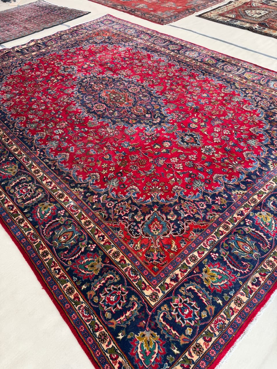 Rug Keshan, multicolor wool, Iran - 210457