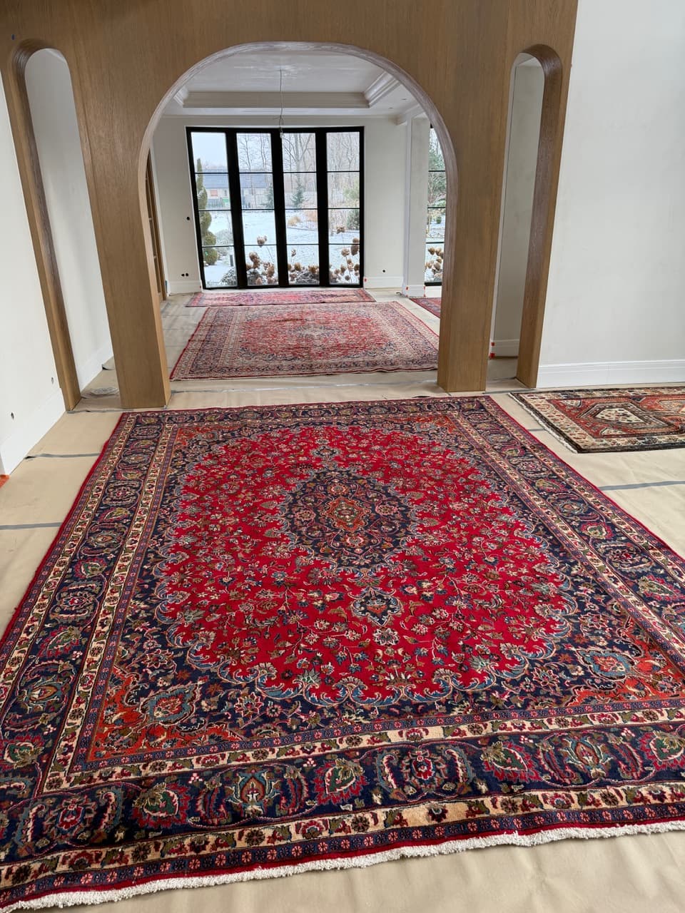 Rug Keshan, multicolor wool, Iran - 210454