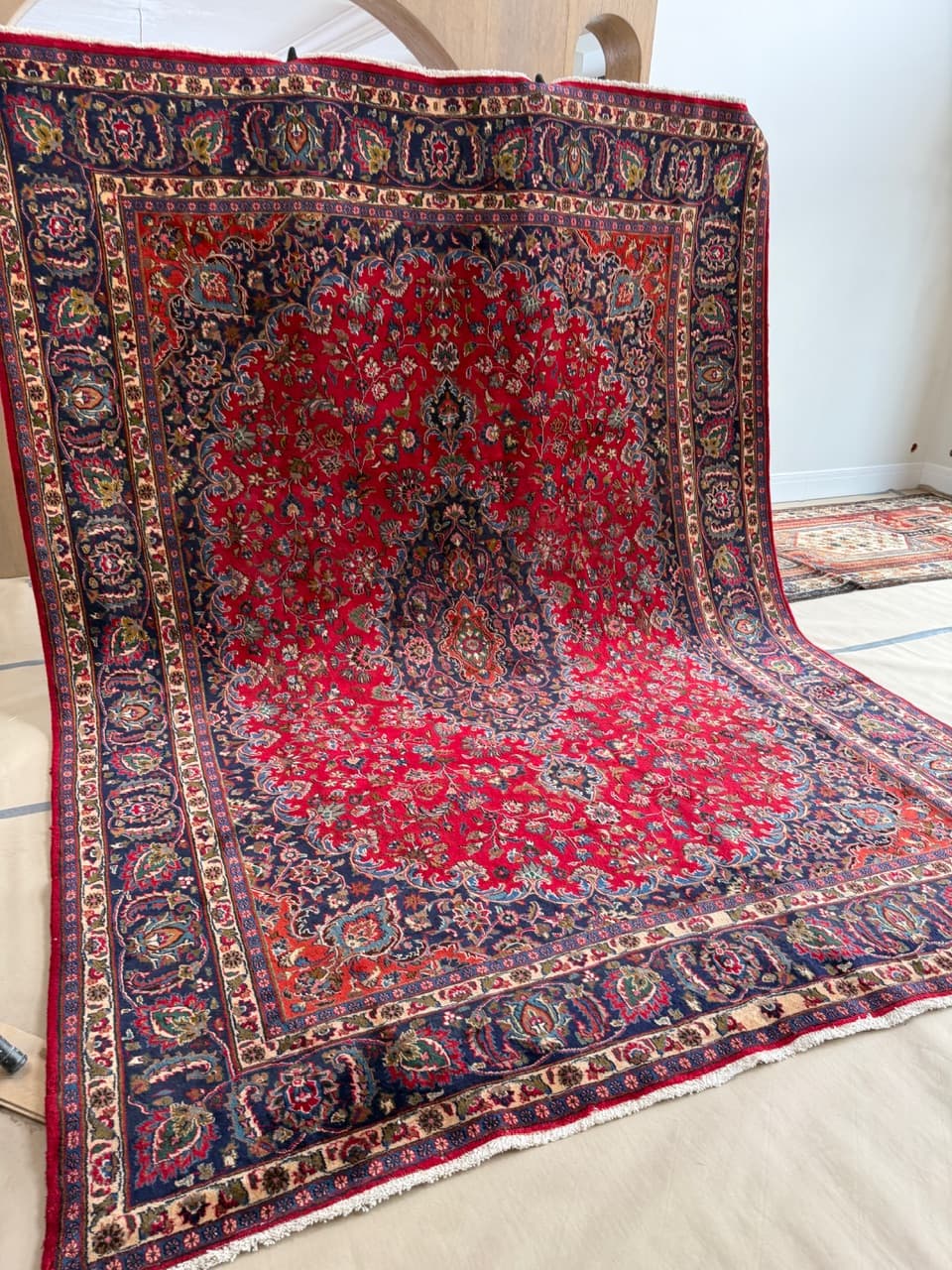Rug Keshan, multicolor wool, Iran - 210459