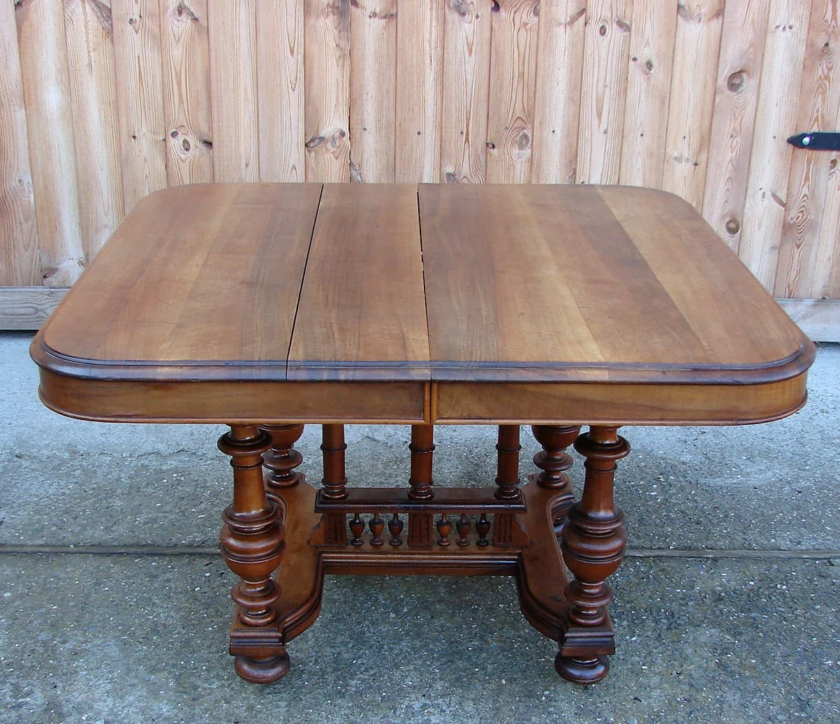 Stół prostokątny, brązowy, dąb, początek XX w. - 210589