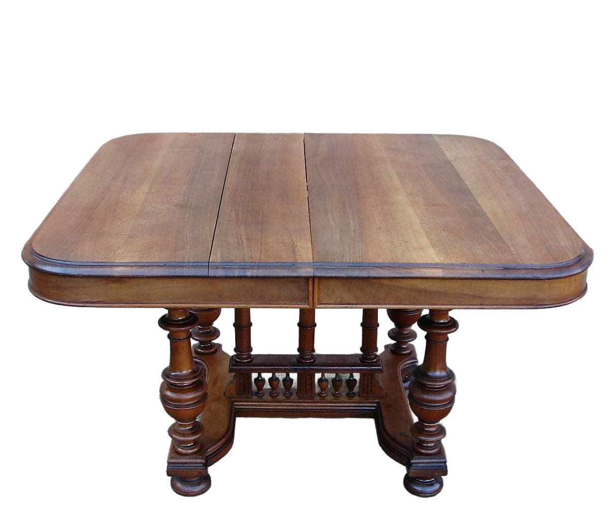 Stół prostokątny, brązowy, dąb, początek XX w.