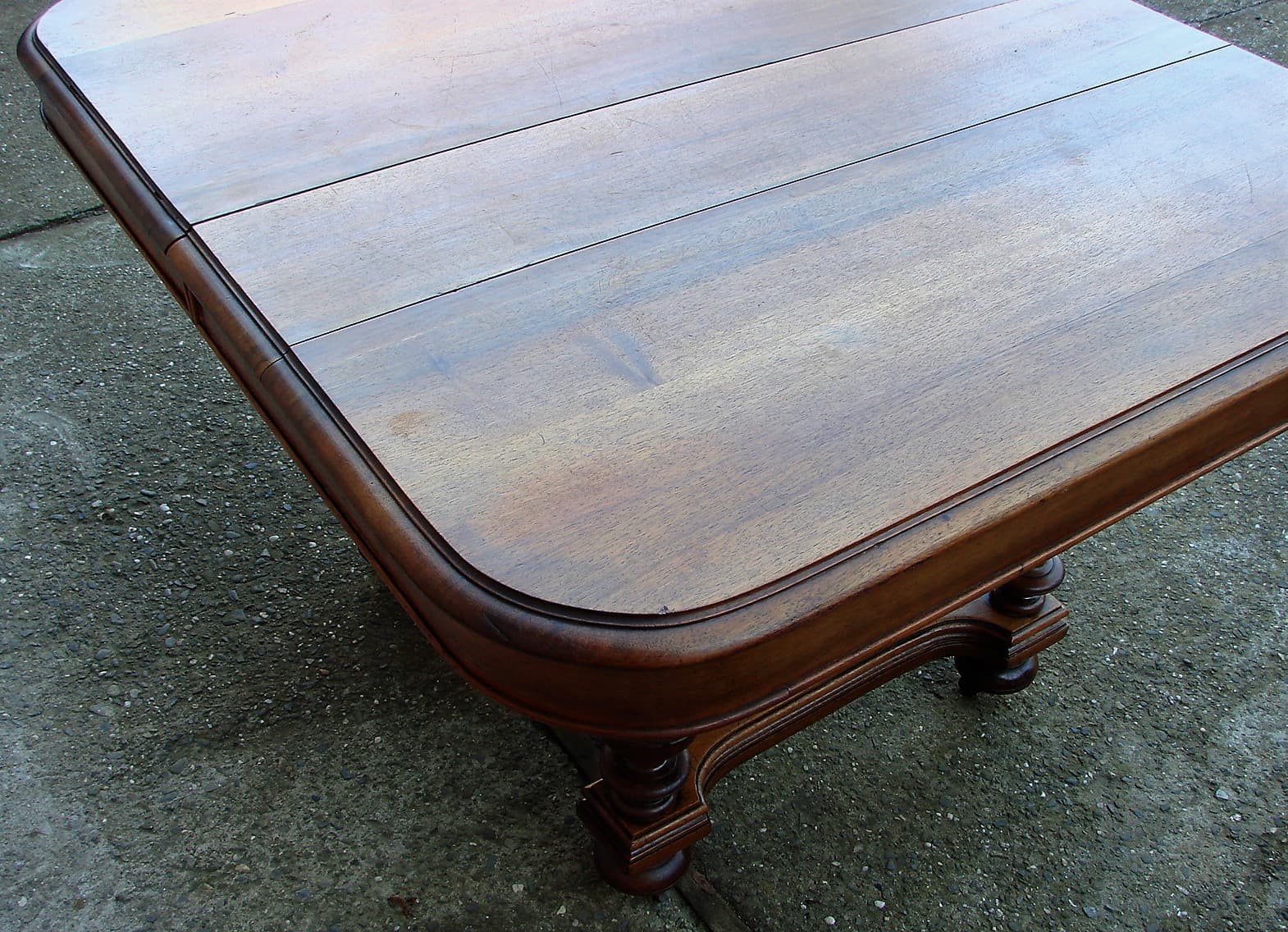 Stół prostokątny, brązowy, dąb, początek XX w. - 210594