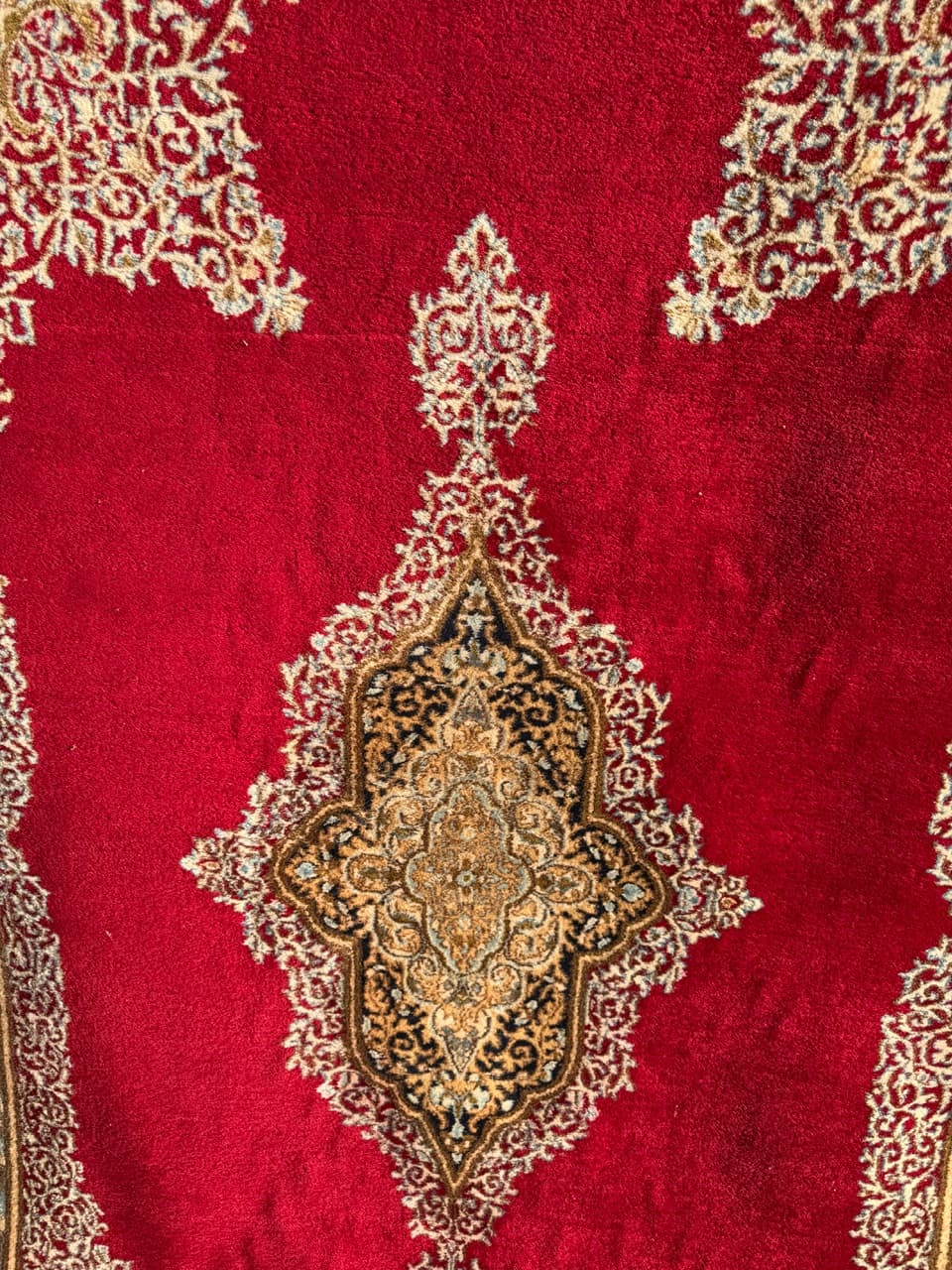 Persian Rug Indo Kirman 280x185 cm, red wool, India - 210664