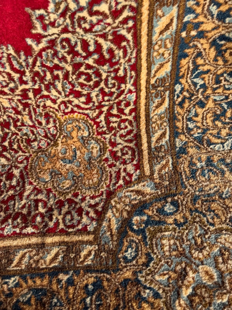 Persian Rug Indo Kirman 280x185 cm, red wool, India - 210668