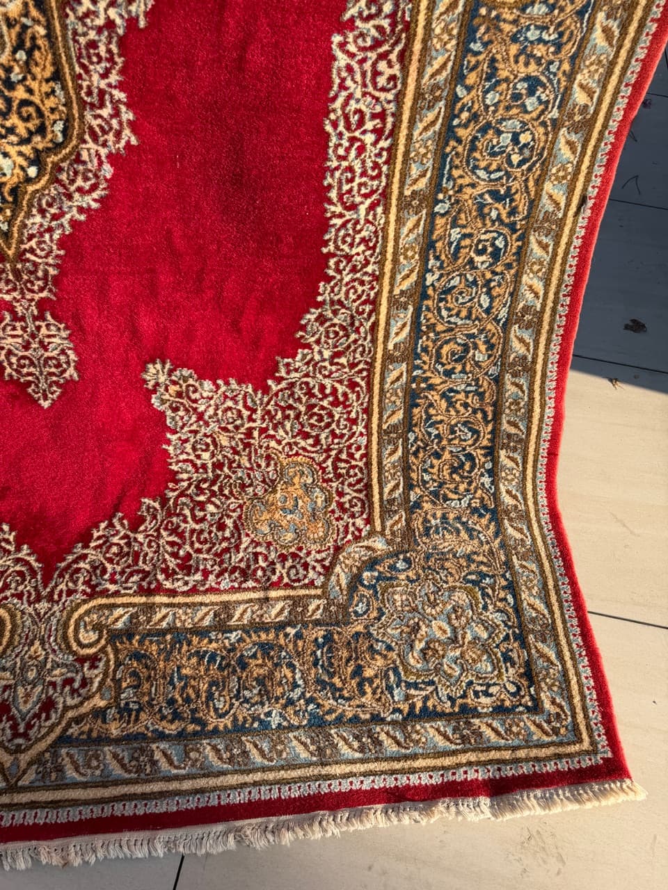 Persian Rug Indo Kirman 280x185 cm, red wool, India - 210669