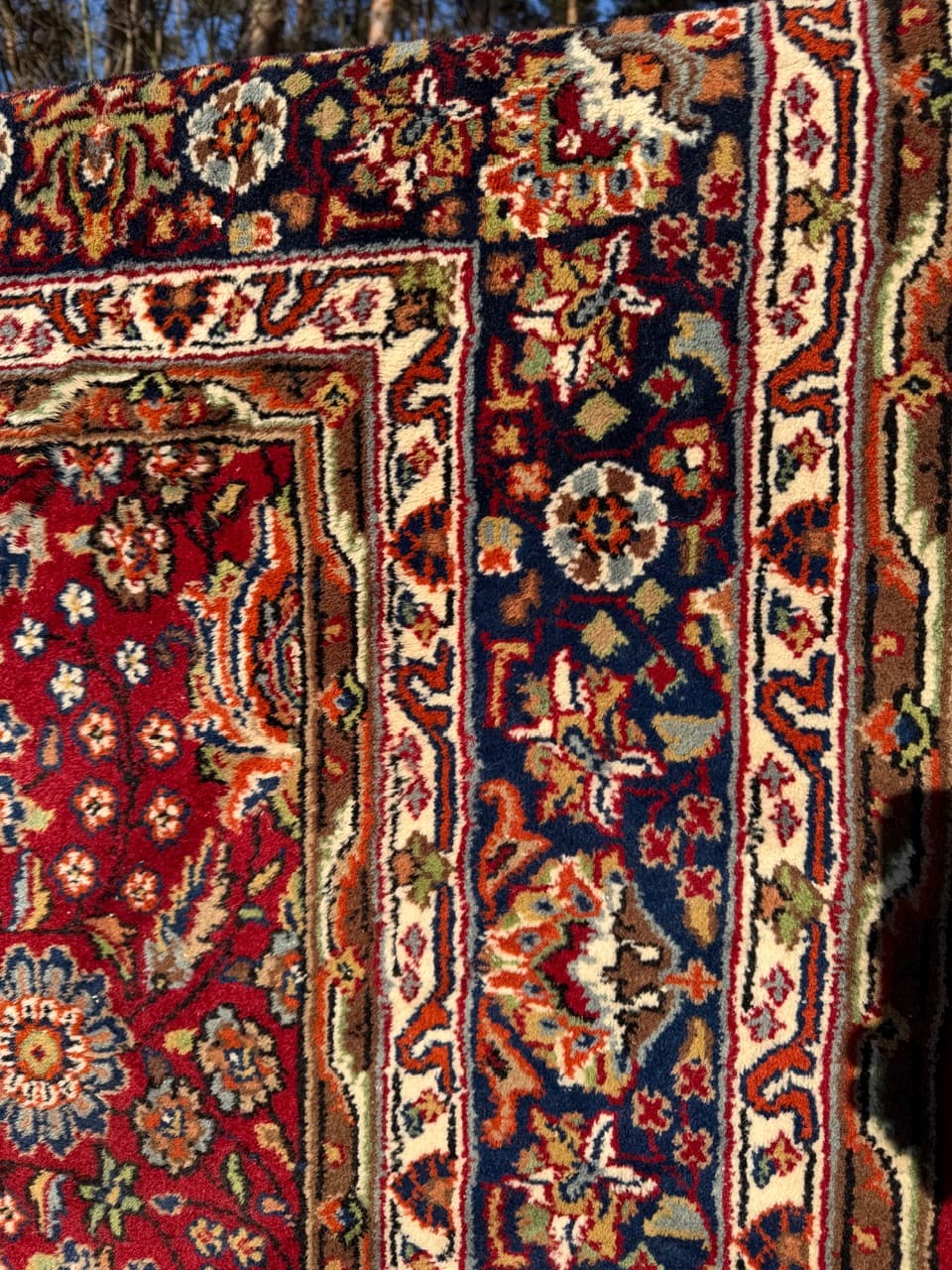 Rug Indo Ispahan, multicolor wool, India - 210679