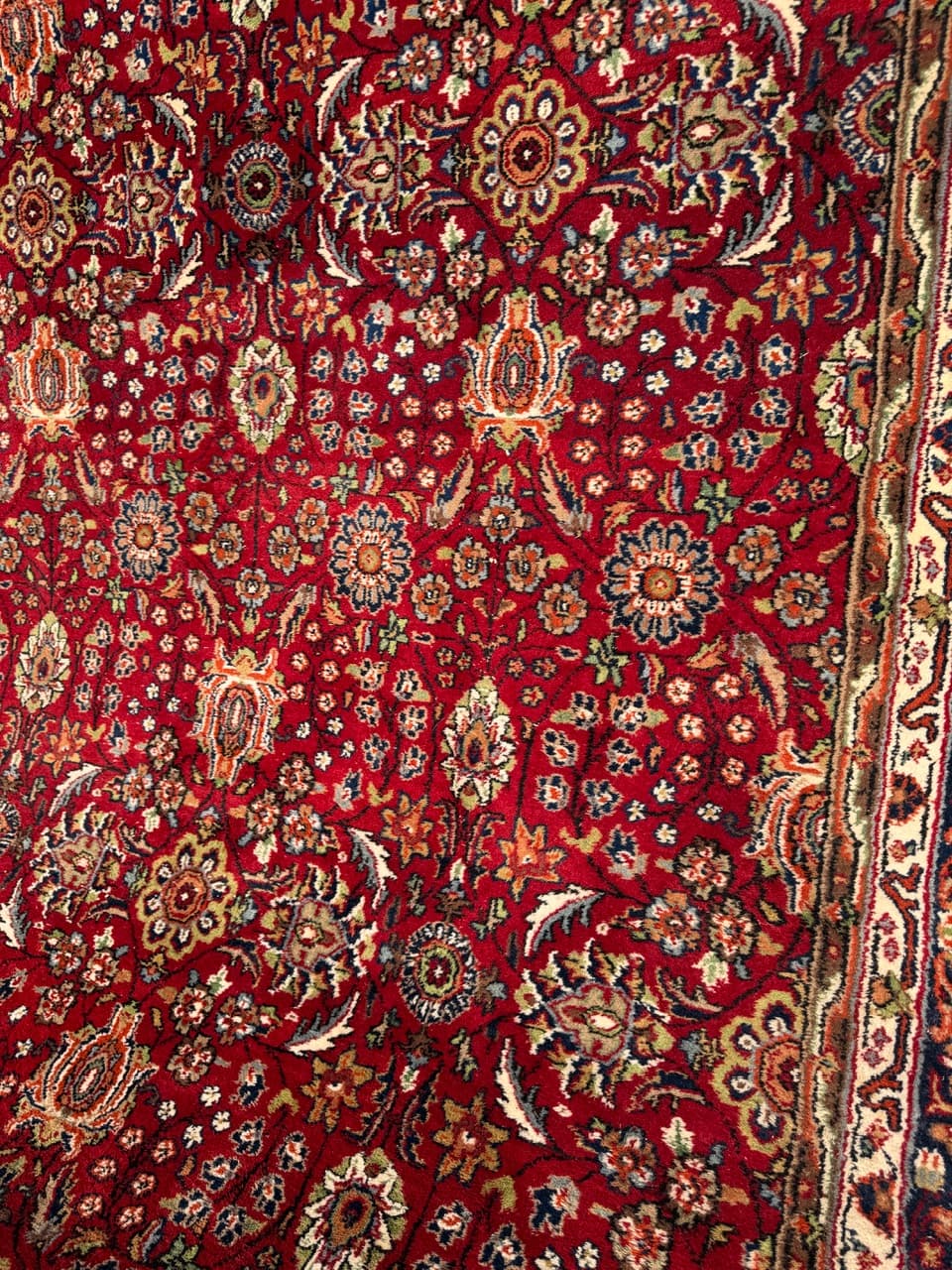 Rug Indo Ispahan, multicolor wool, India - 210677