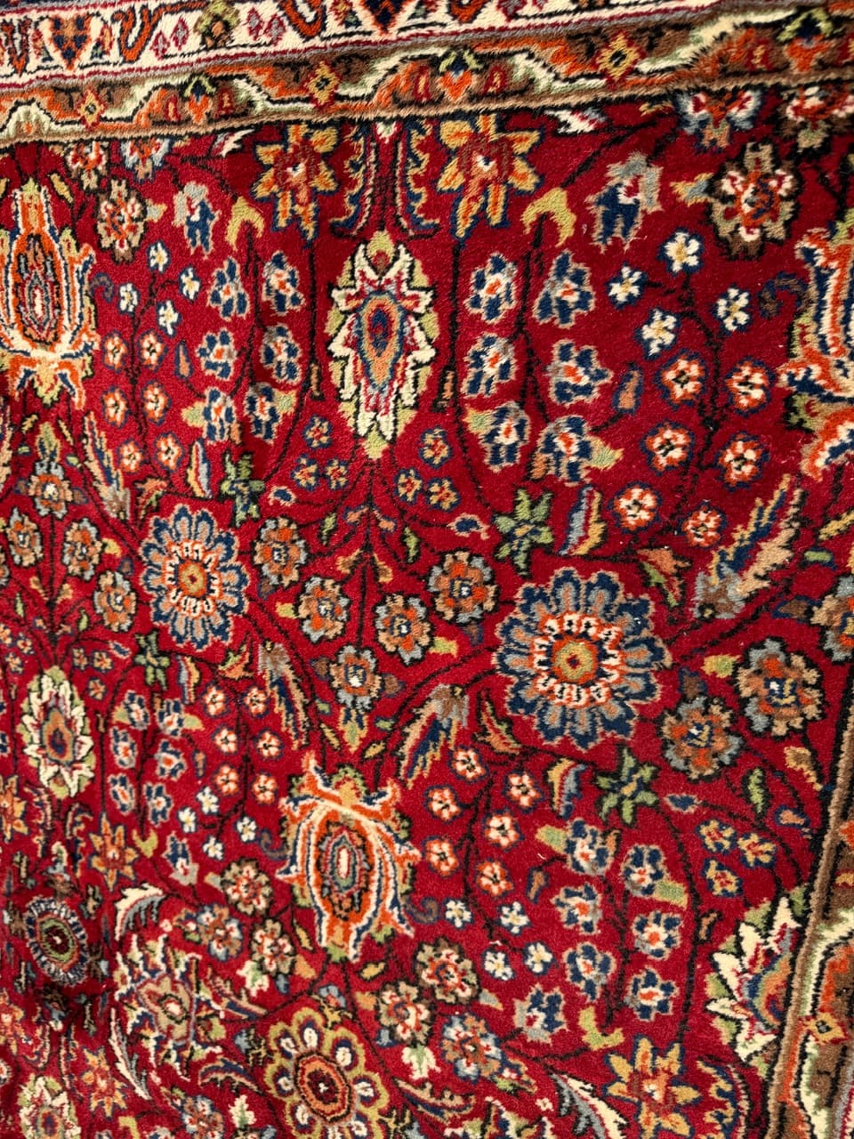 Rug Indo Ispahan, multicolor wool, India - 210680