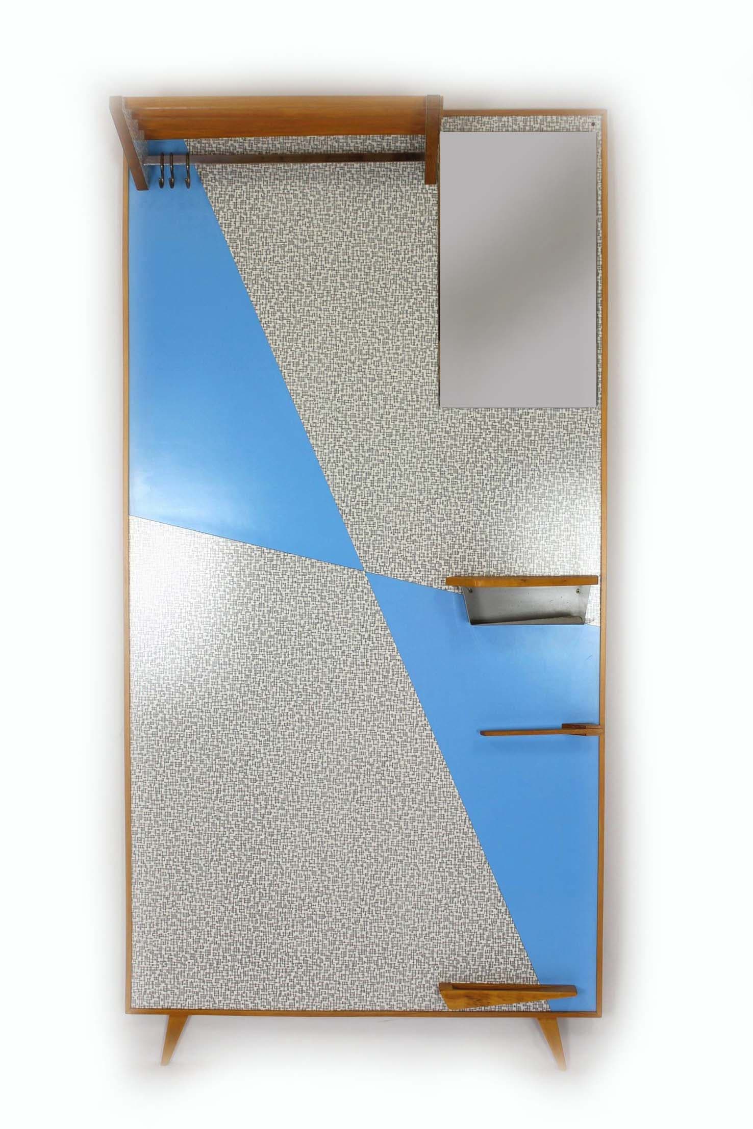 Hall stand, multicolor, Czechoslovakia, 1970s. - 210767