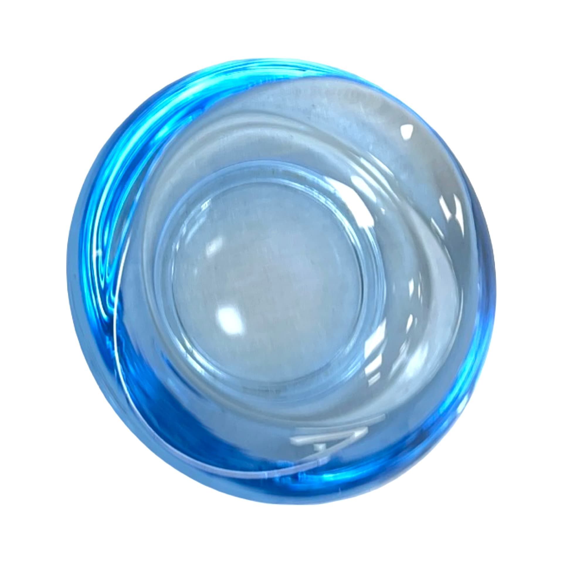 Ashtray/Bowl, cobalt blue glass, by R. Jurnikl, Sklo Union Rosice, Czechoslovakia, 1960s. - 210786