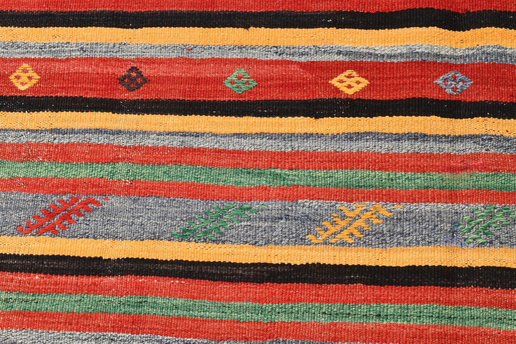 Dywan 279x170 cm, czerwony, brązowy, wełna, Turcja, lata 60. - 211242