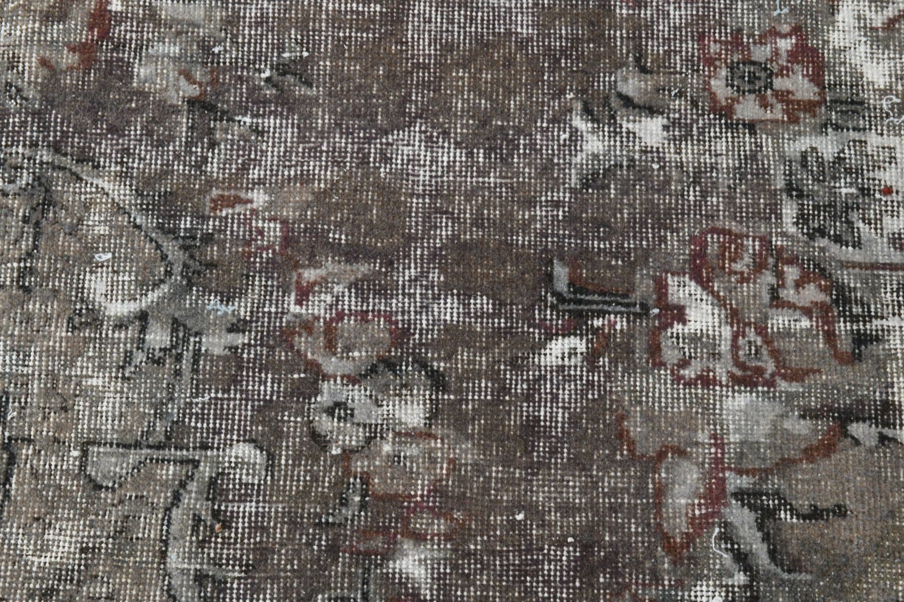 Dywan 192x311 cm, czarny, szary, wełna, lata 70. - 211184