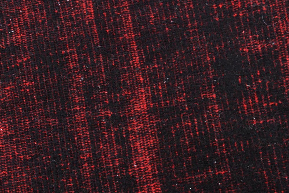 Dywan 172x270 cm, czarny, czerwony, wełna, Turcja, lata 50. - 211177