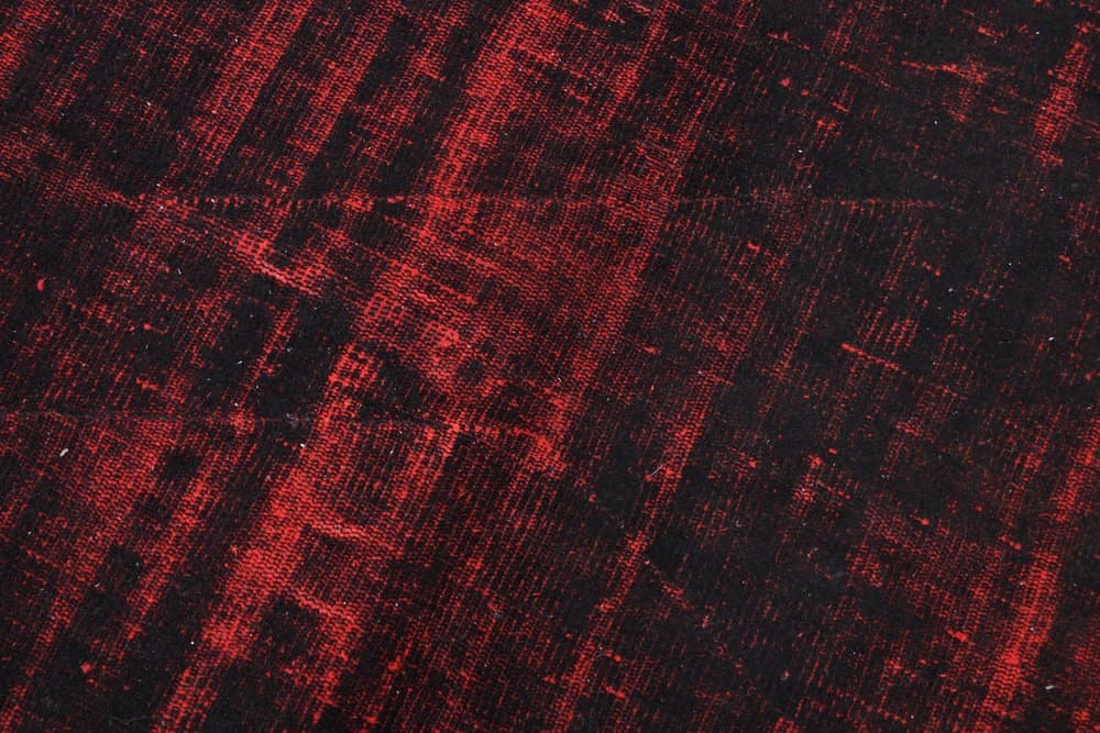 Dywan 172x270 cm, czarny, czerwony, wełna, Turcja, lata 50. - 211171