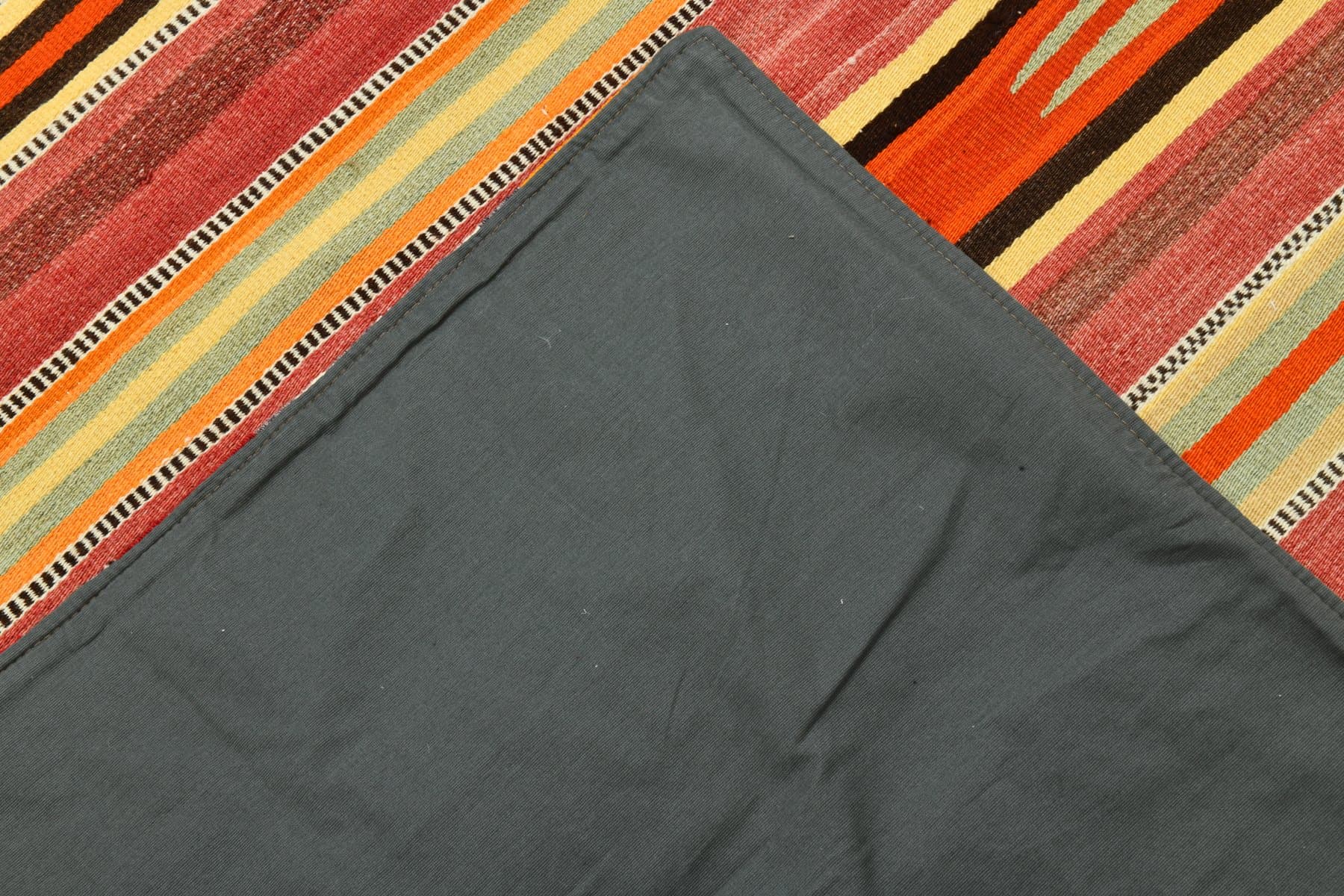 Kilim 353x257 cm, Brown, Wool, 1970s - 211134