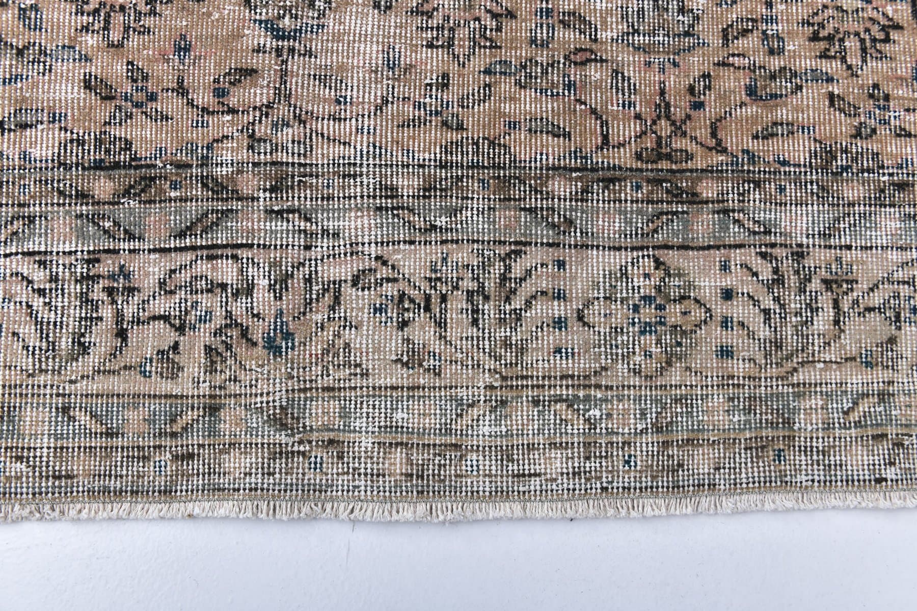 Dywan 307x206 cm, brązowy, wełna, Turcja, lata 60. - 211307