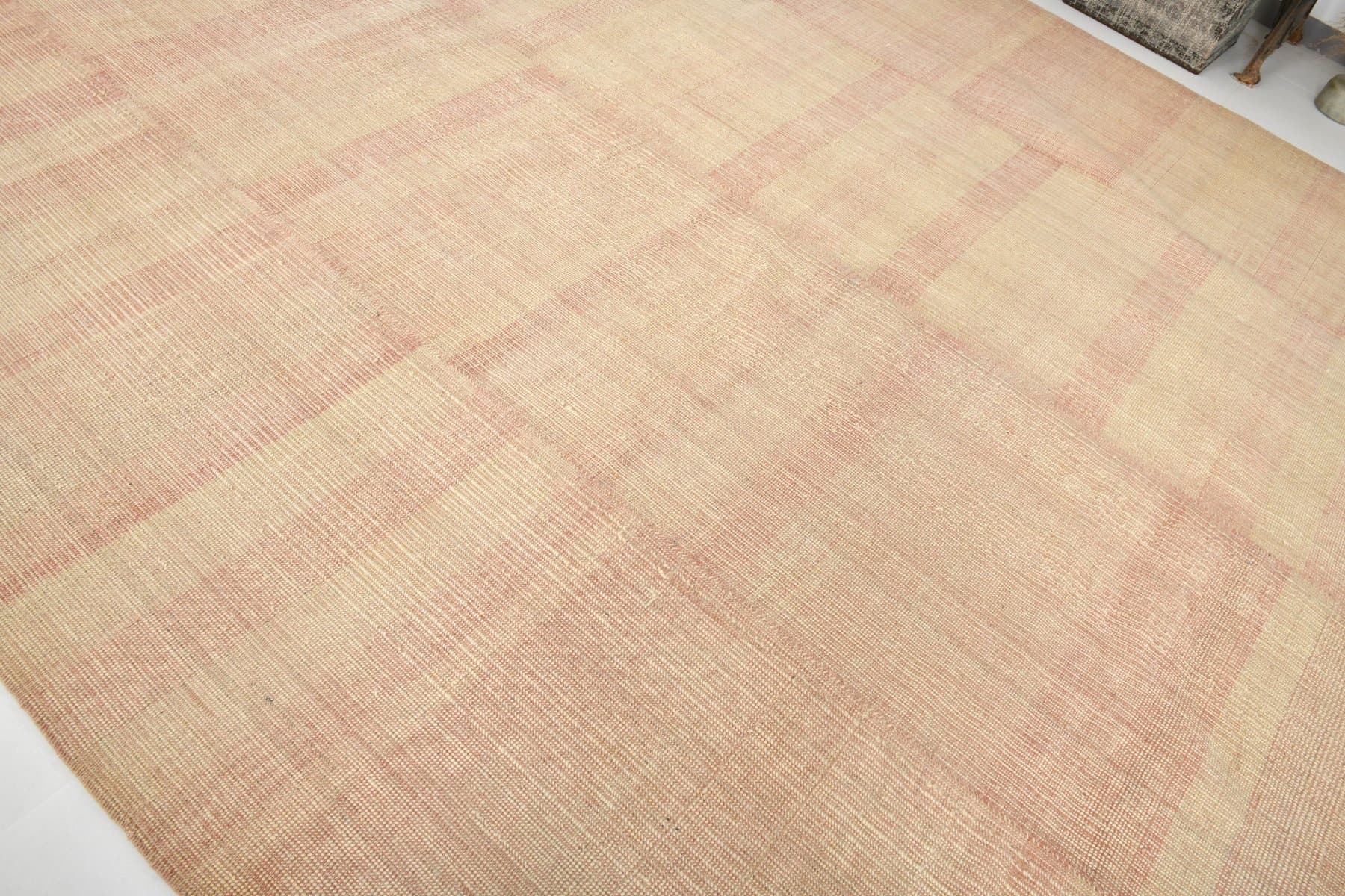 Kilim 405x300 cm, beżowy, wełna, Turcja, lata 80. - 211293