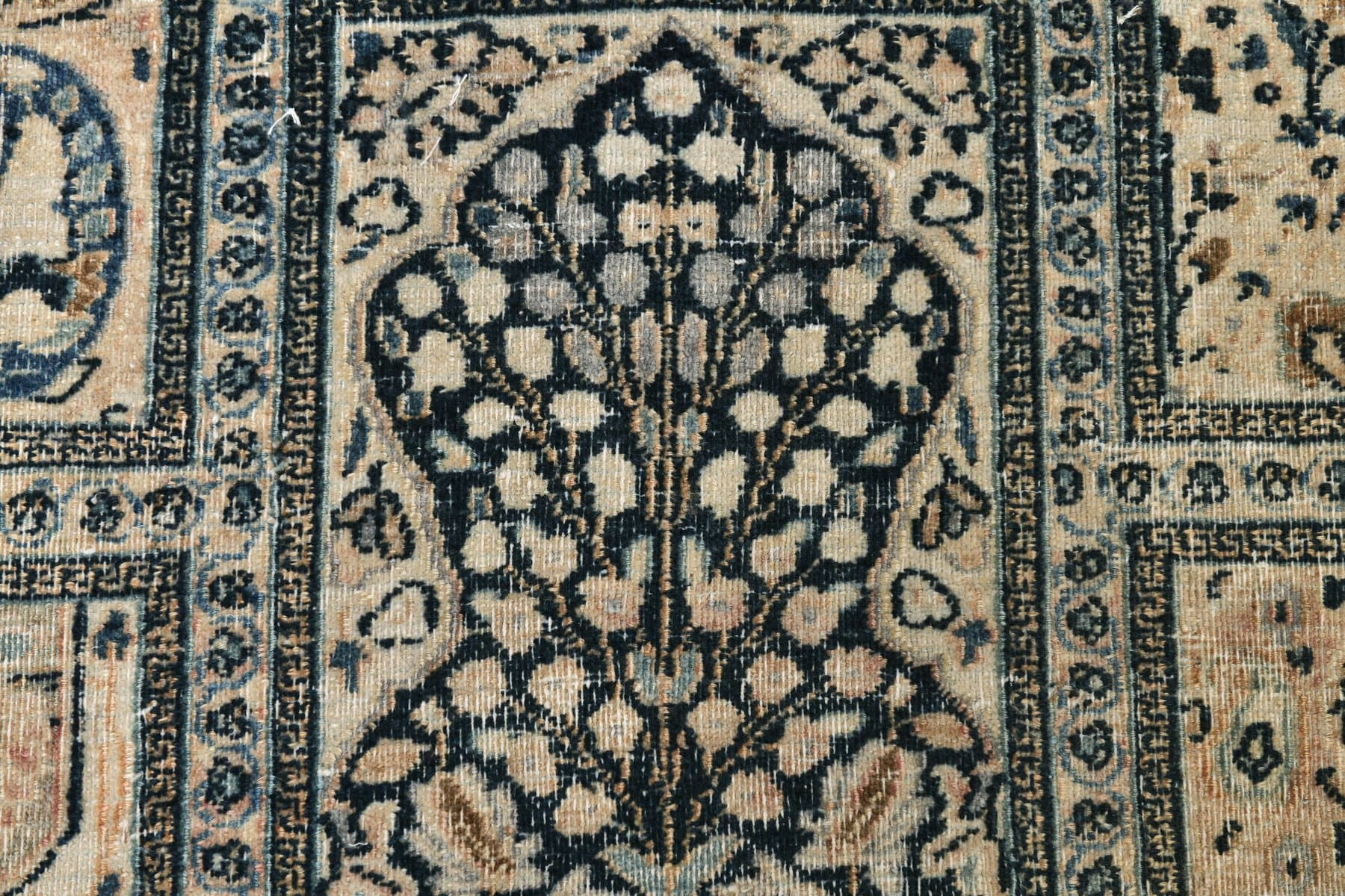 Dywan 386x266 cm, szary, wełna, Turcja, lata 70. - 211528