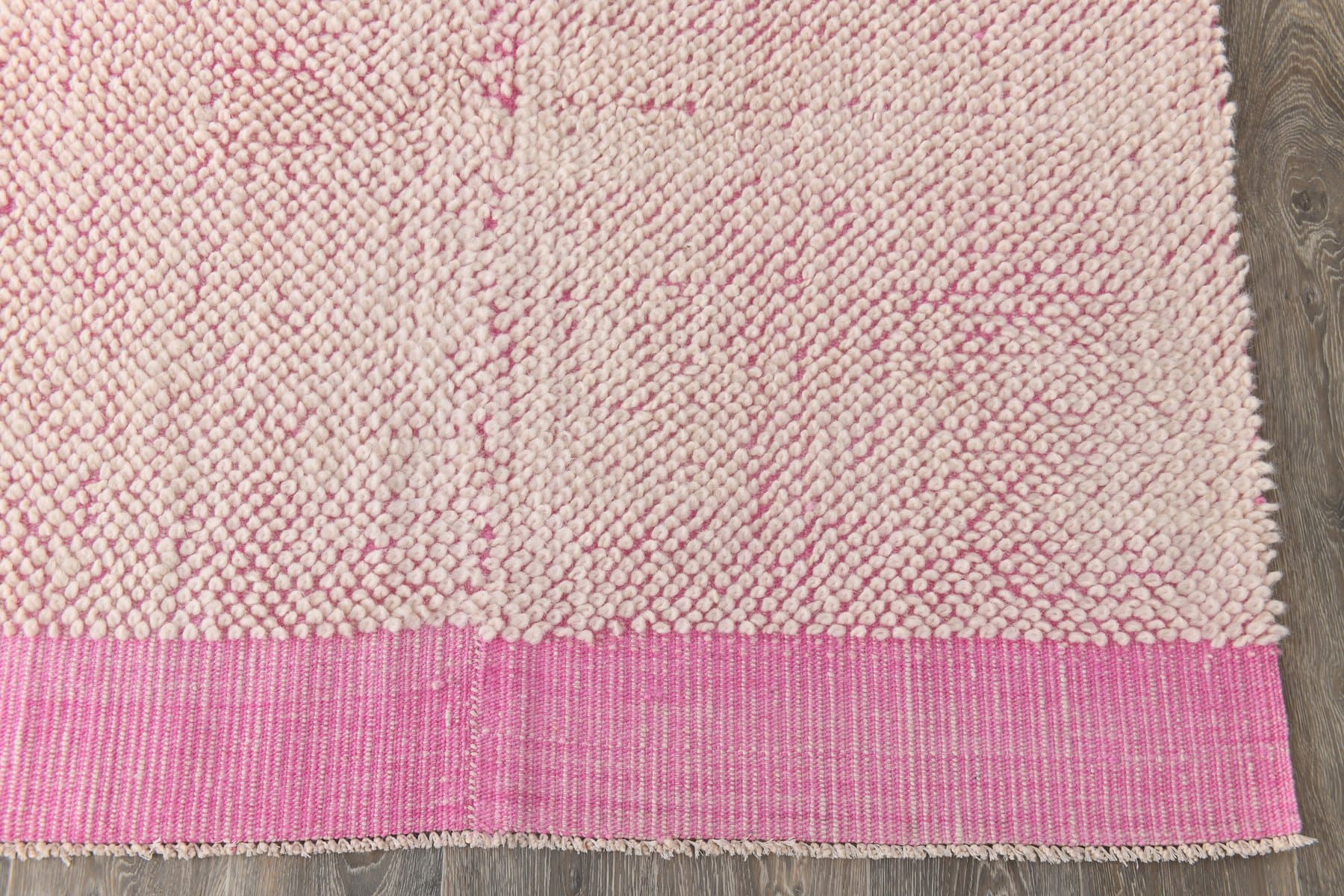 Kilim 301x259 cm, pink, wool, 1980s - 211449