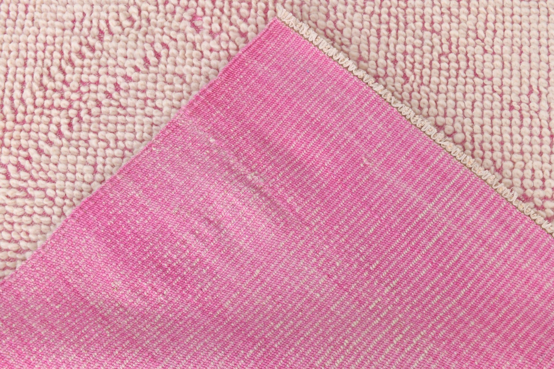 Kilim 301x259 cm, pink, wool, 1980s - 211451