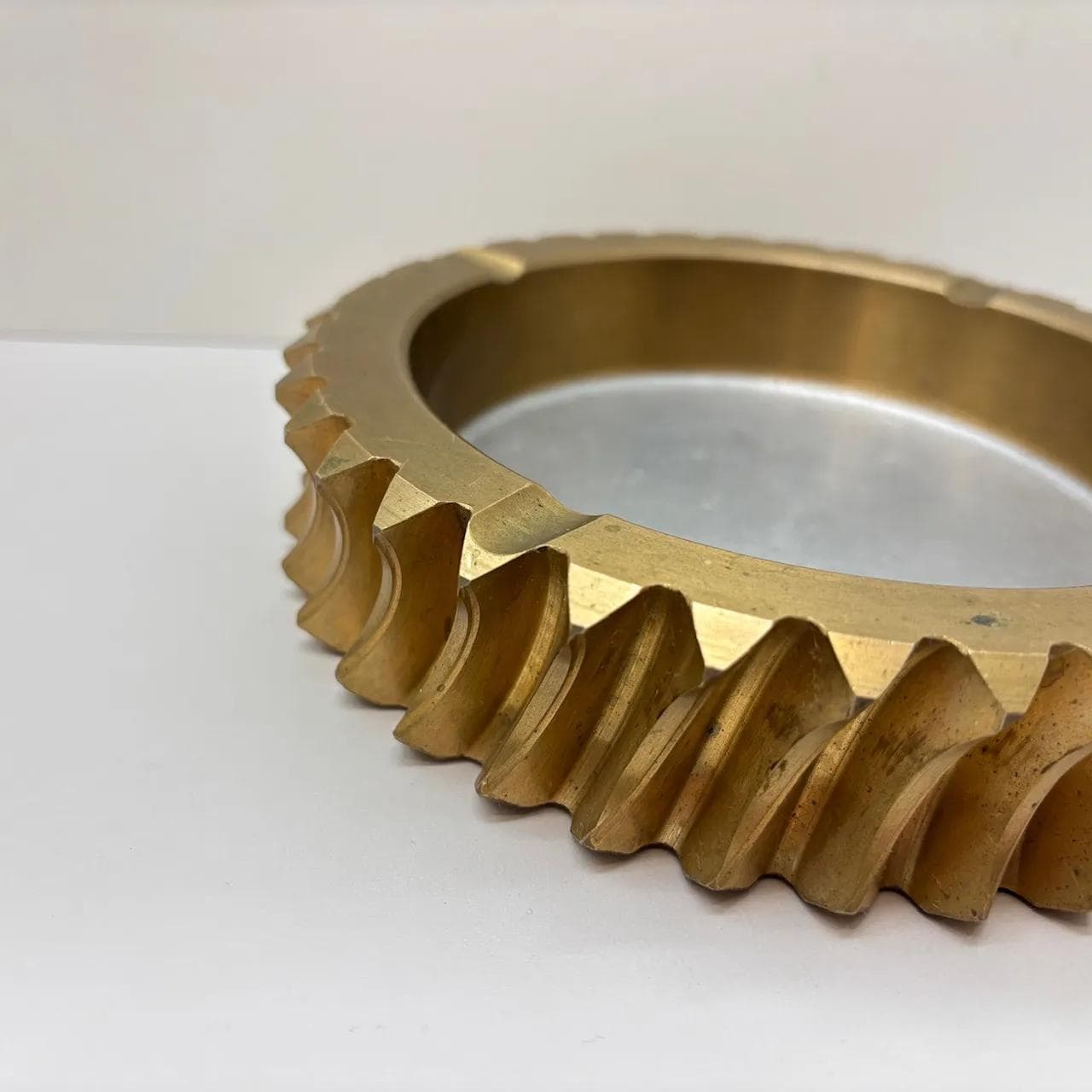 Popielnica, mosiądz złoty, stal srebrny, Szwecja, lata 70. - 15474