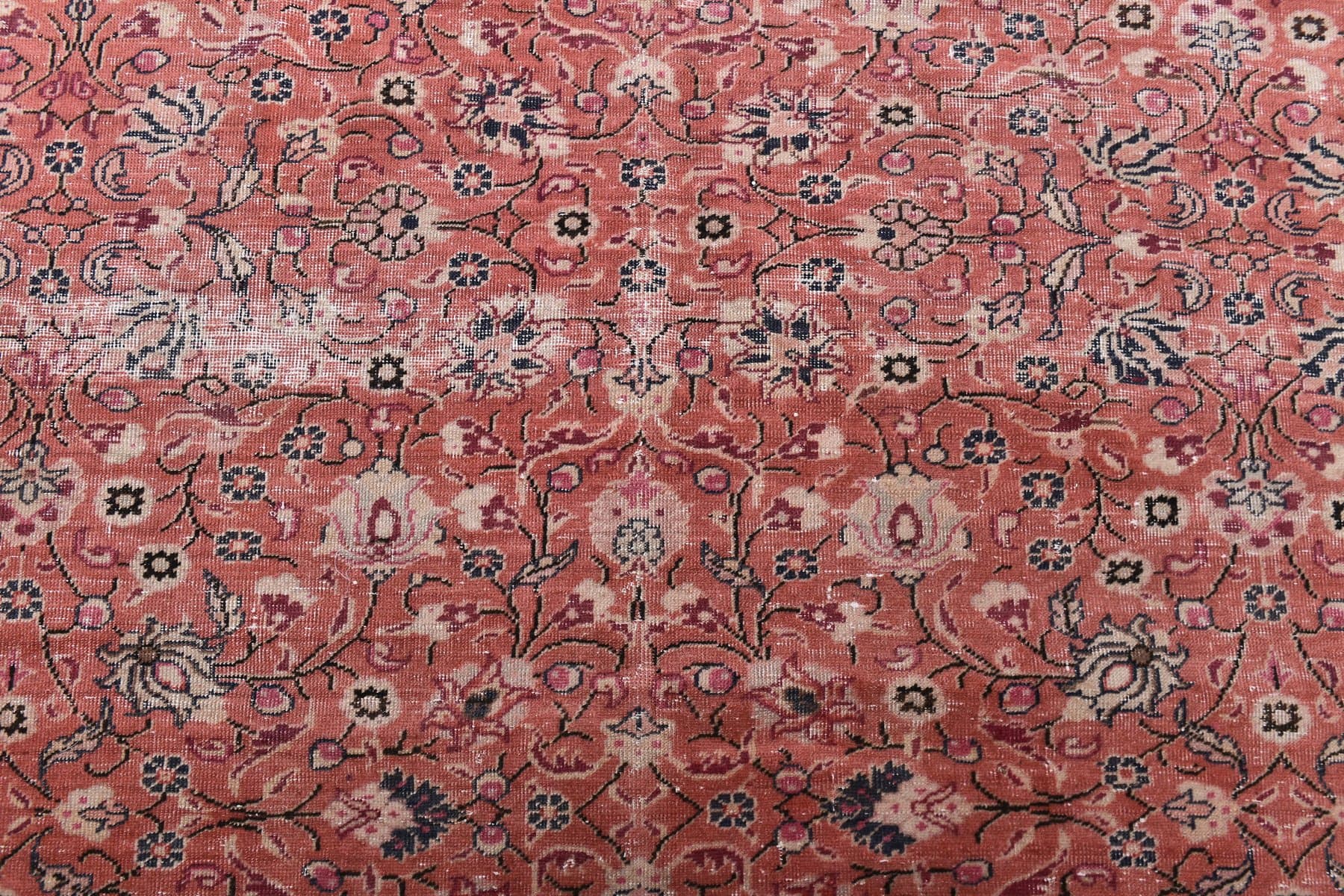 Dywan 195x283 cm, czerwony, wełna, Turcja, lata 60. - 212068