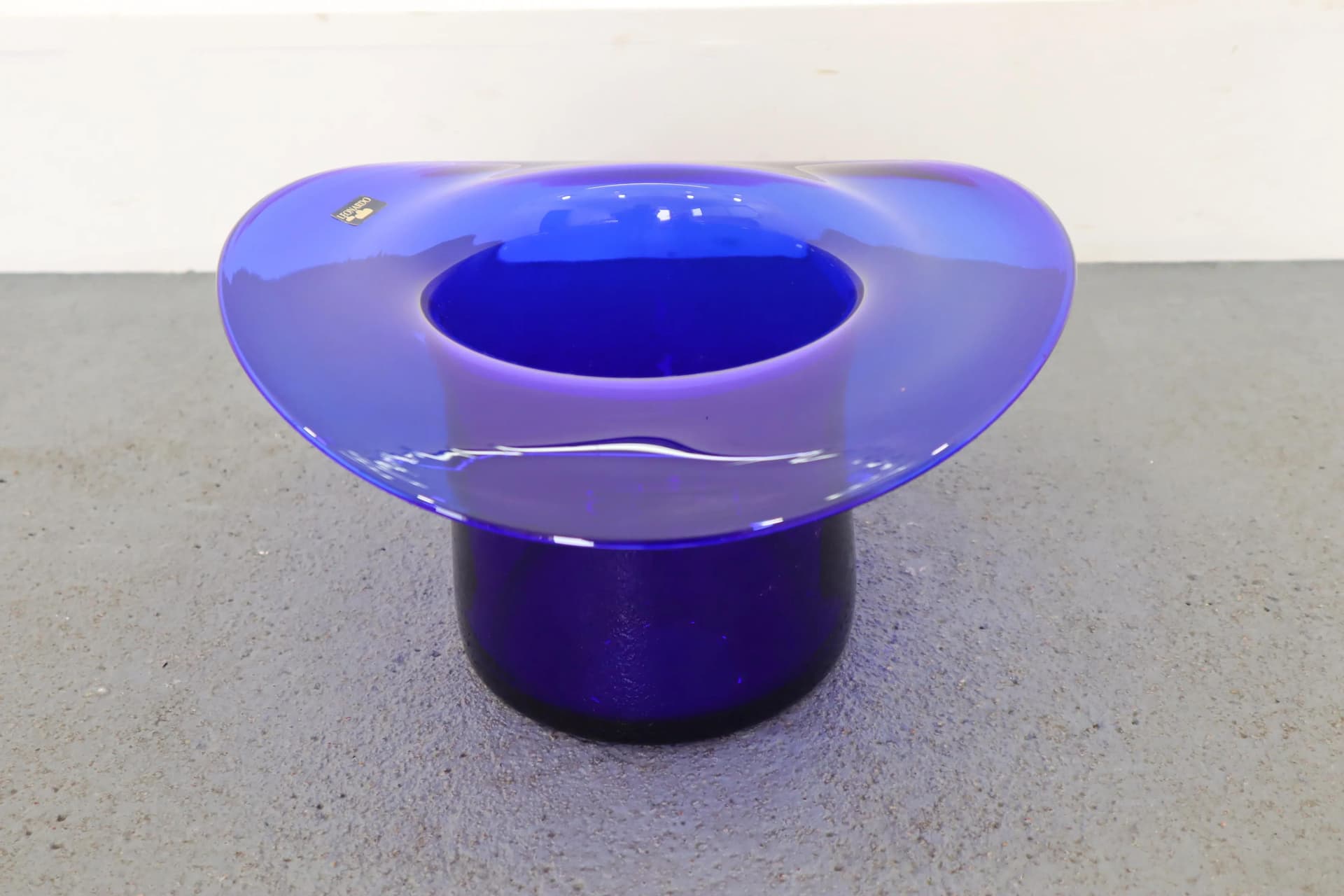 Champagne Cooler, turquoise glass, Leonardo, 1970s - 15390