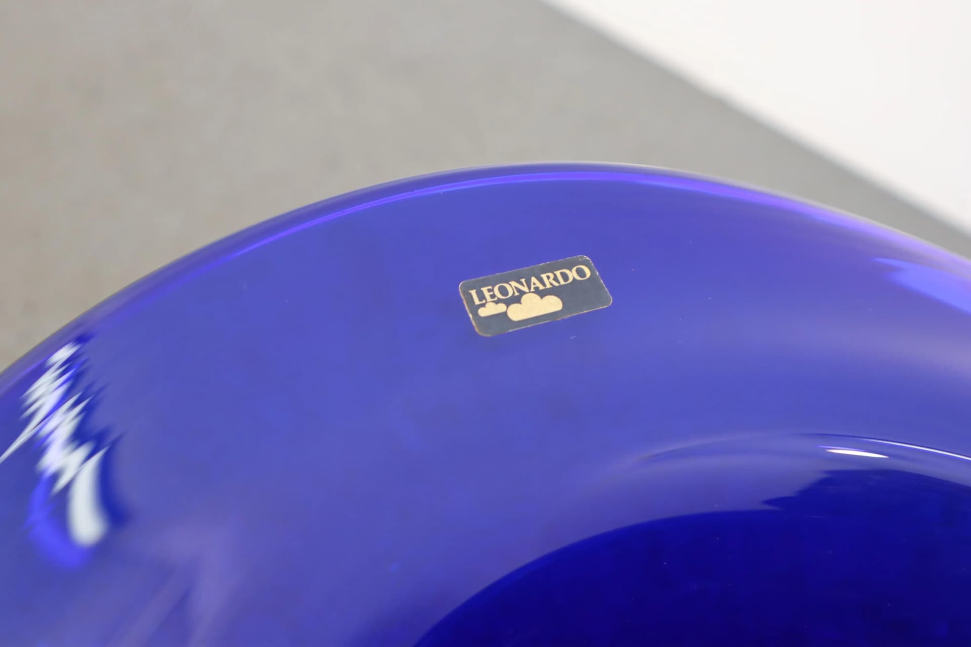 Champagne Cooler, turquoise glass, Leonardo, 1970s - 15391