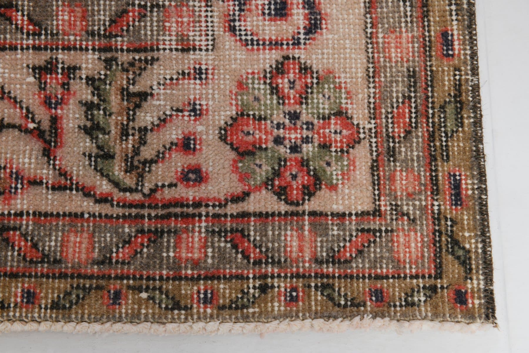 Dywan 267x385 cm, beżowy, wełna, Turcja, lata 60. - 211954