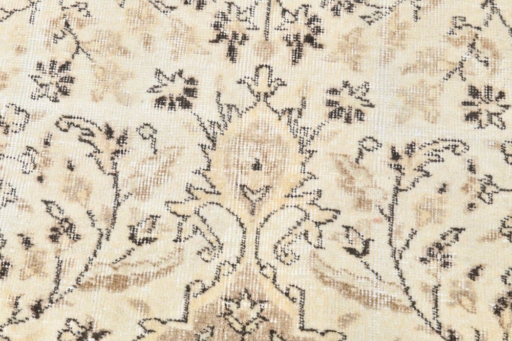 Dywan 198x293 cm, beżowy, wełna, lata 70. - 211948