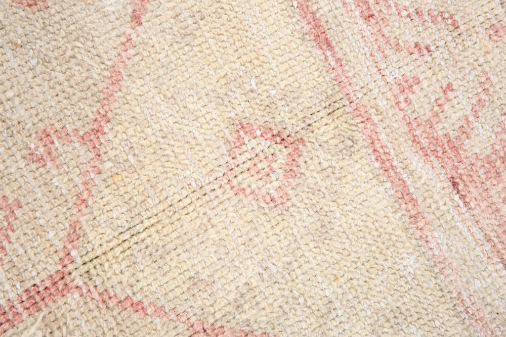 Chodnik 355x90 cm, beżowy, wełna, Turcja, lata 60. - 211902