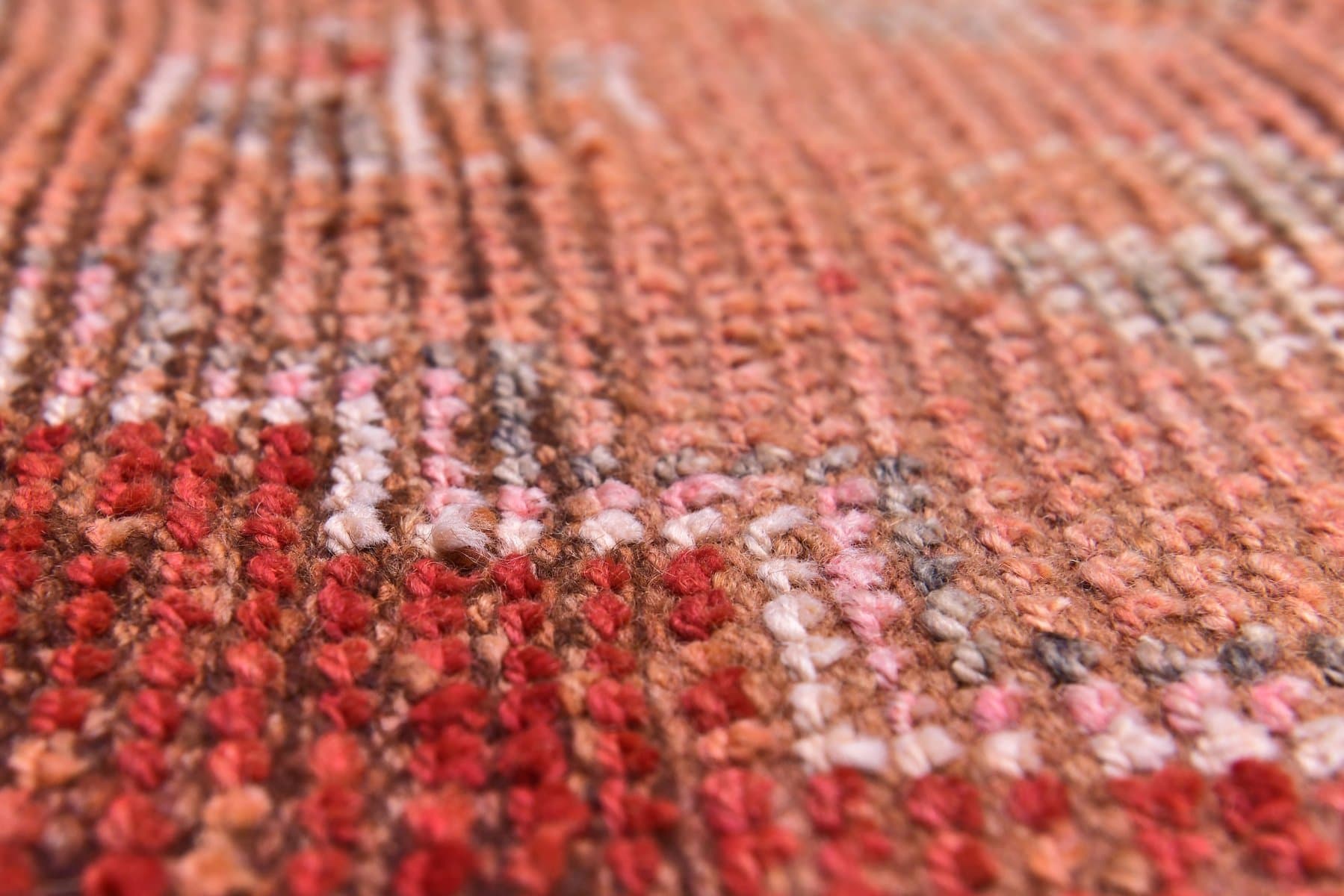 Chodnik 82x372 cm, czerwony, wełna, Turcja, lata 70. - 211858