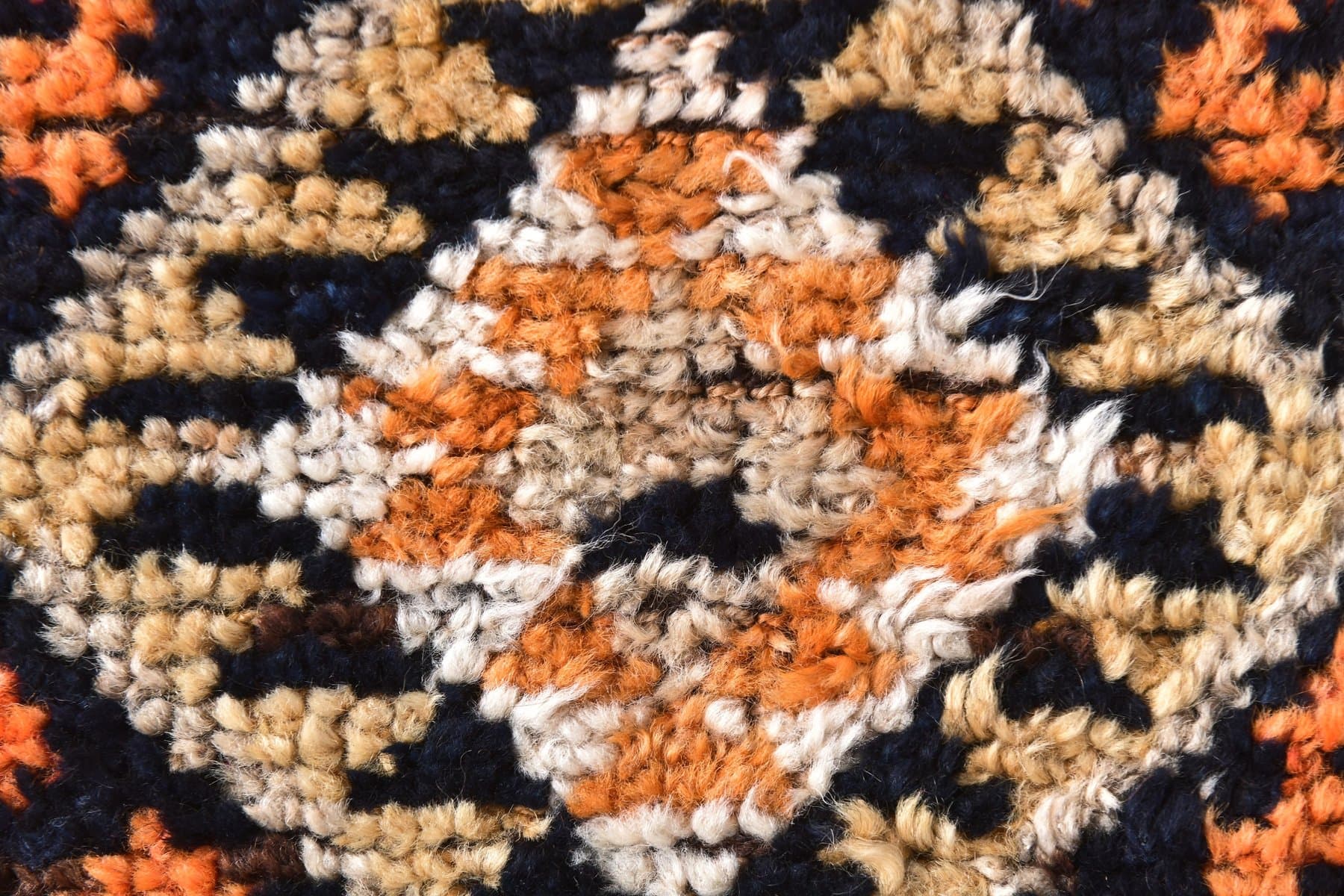 Chodnik 75x270 cm, brązowy, wełna, Turcja, lata 70. - 211842