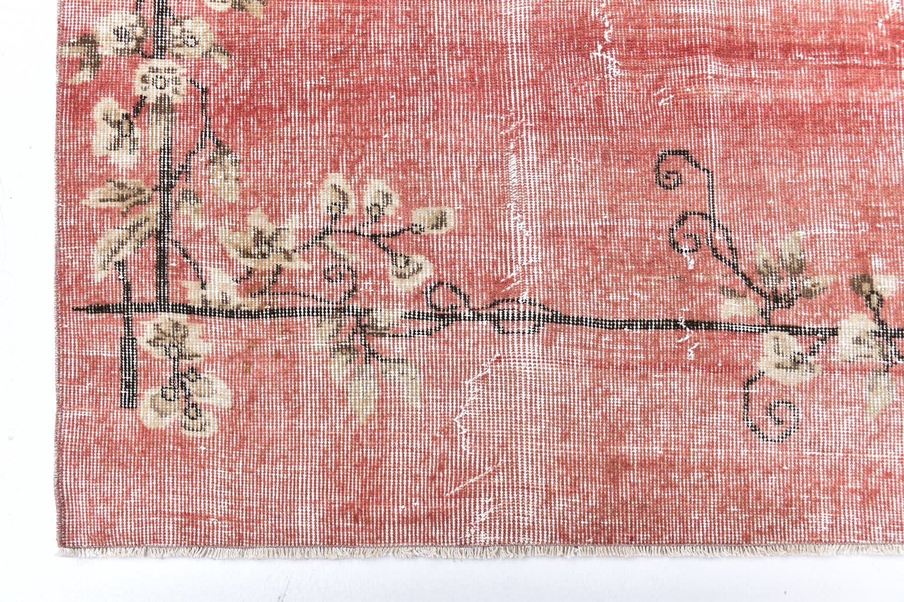 Dywan 213x309 cm, czerwony, wełna, Turcja, lata 60. - 211819