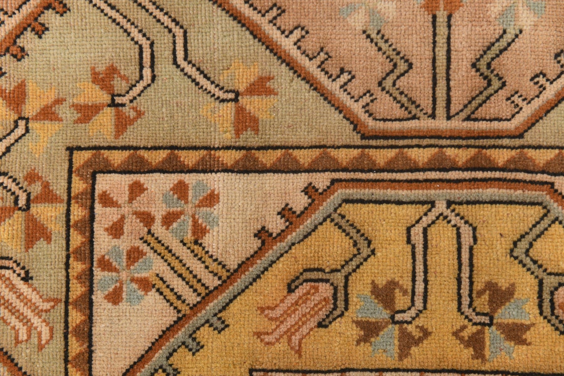 Dywan 235x110 cm, brązowy, wełna, lata 70. - 211579