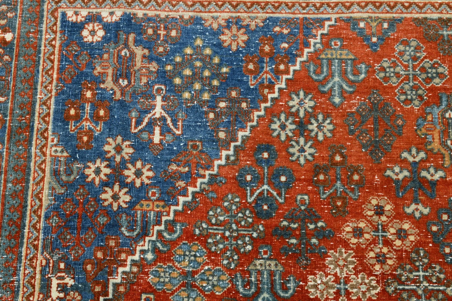 Dywan 389x276 cm, czerwony, wełna, lata 40. - 212597