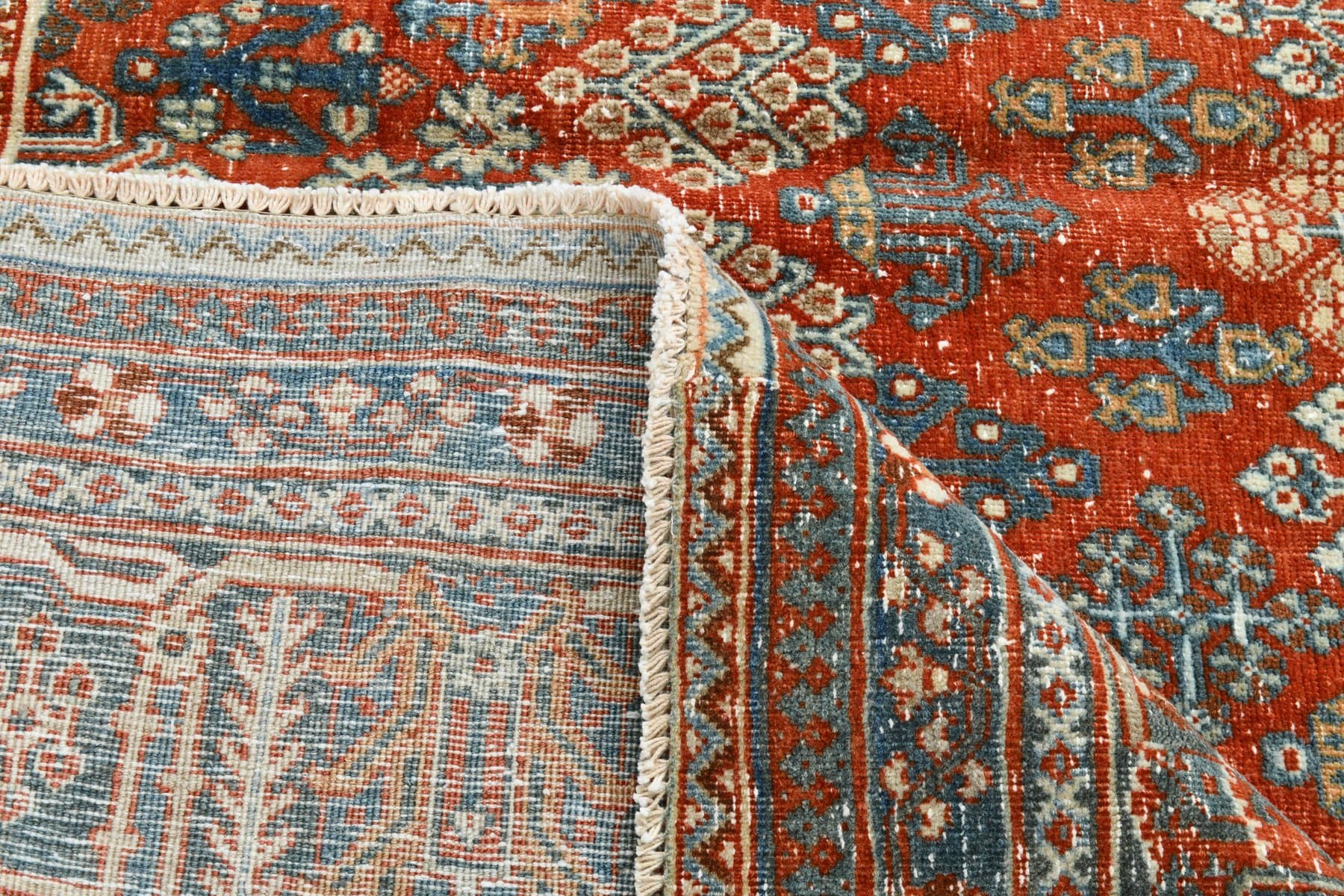 Dywan 389x276 cm, czerwony, wełna, lata 40. - 212600