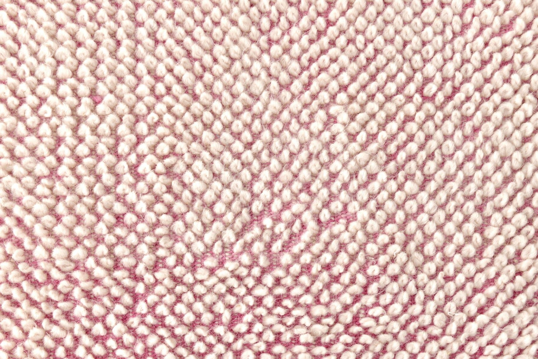 Kilim 87x65 cm, różowy, wełna, lata 70. - 212524