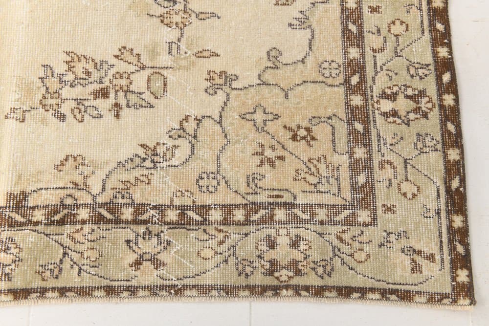 Dywan 180x293 cm, beżowy, wełna, lata 70. - 212494