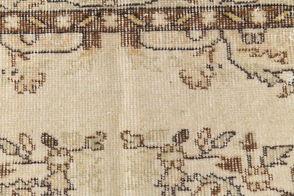 Dywan 180x293 cm, beżowy, wełna, lata 70. - 212492