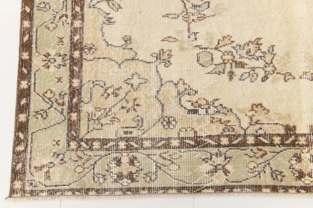 Dywan 180x293 cm, beżowy, wełna, lata 70. - 212493