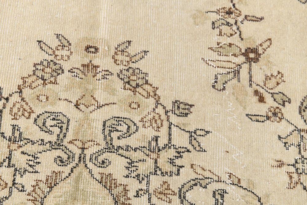 Dywan 180x293 cm, beżowy, wełna, lata 70. - 212491