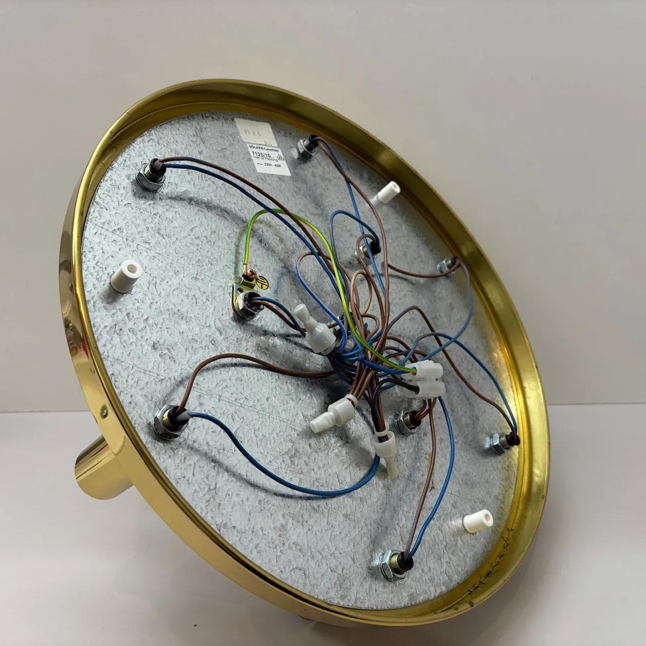 Mosiężny plafon lub kinkiet, Sölken Leuchten, Niemcy, lata 70. - 15450