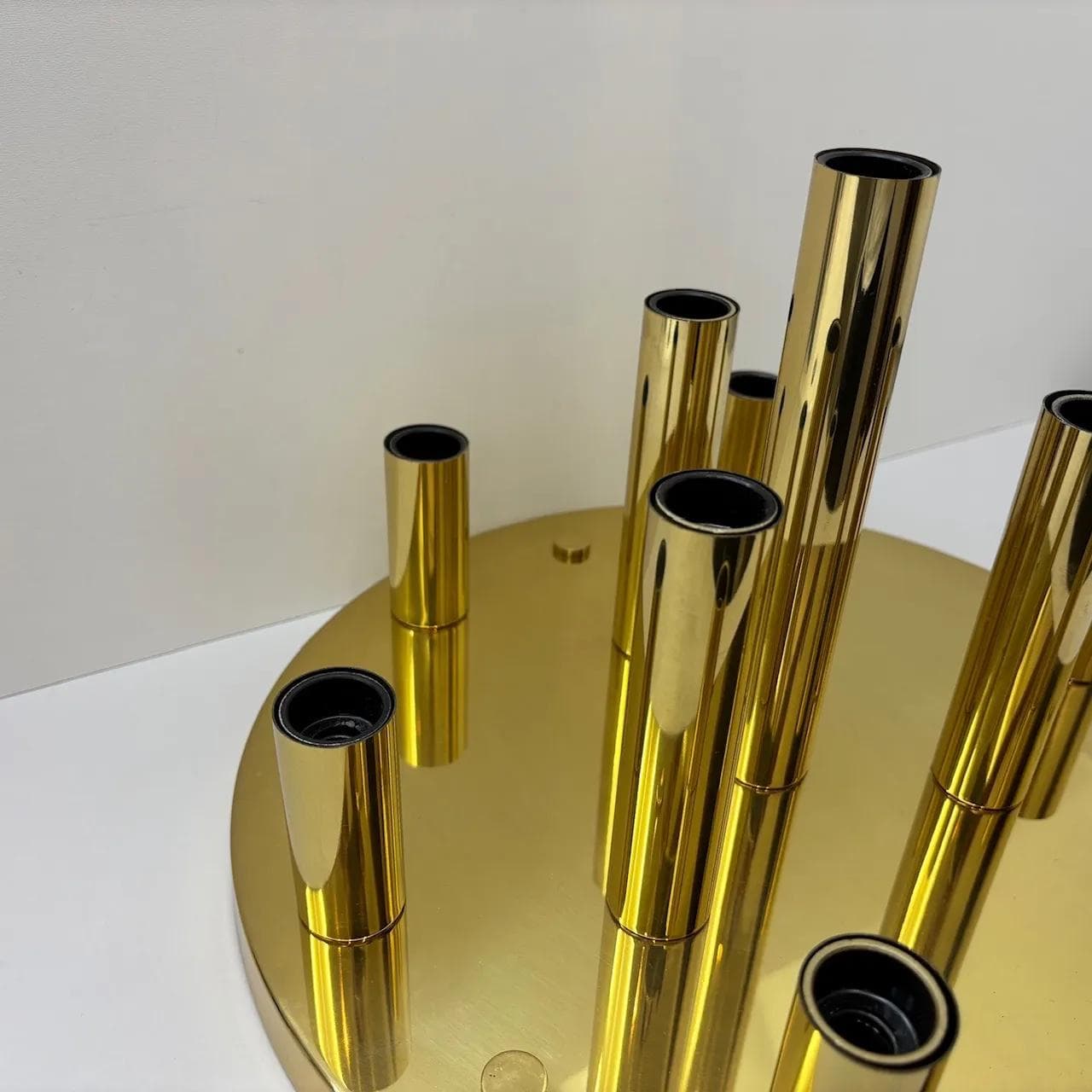 Mosiężny plafon lub kinkiet, Sölken Leuchten, Niemcy, lata 70. - 15456