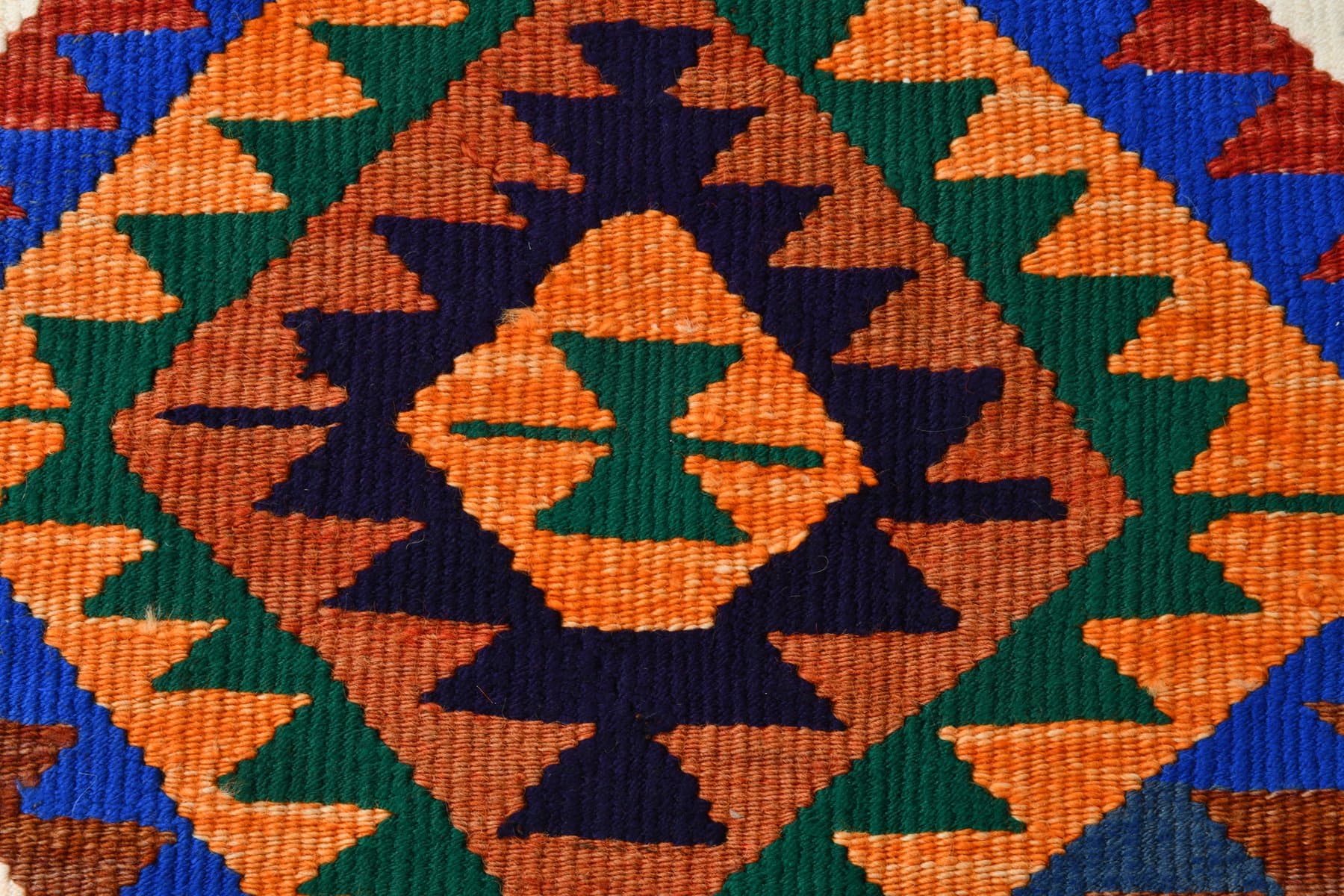 Kilim 127x89 cm, czerwony, wełna, Turcja, lata 70. - 212311