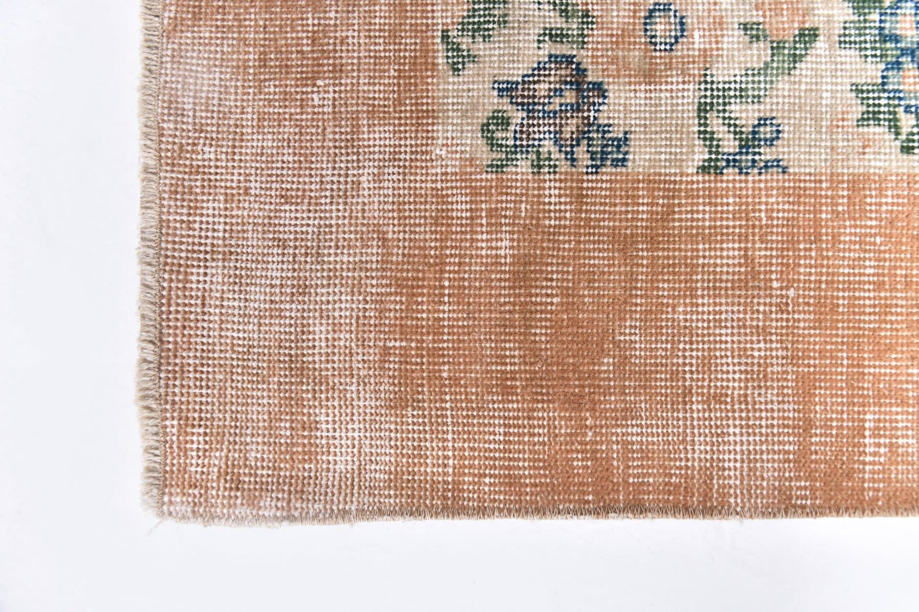 Dywan 301x207 cm, beżowy, wełna, lata 60. - 212974