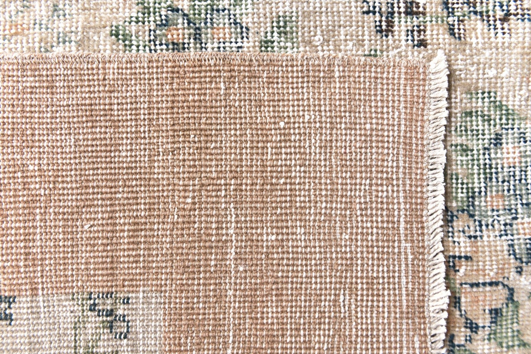 Dywan 301x207 cm, beżowy, wełna, lata 60. - 212968